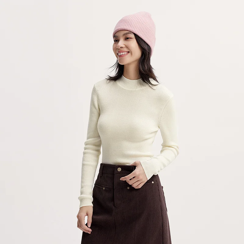 Свитер semir, женский удобный тонкий шерстяной свитер - Фотография_5