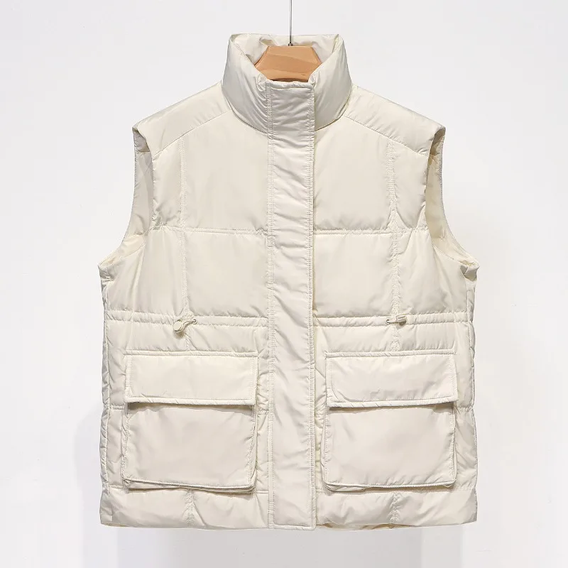 Женский осенне-зимний свободный жилет - Фотография_4