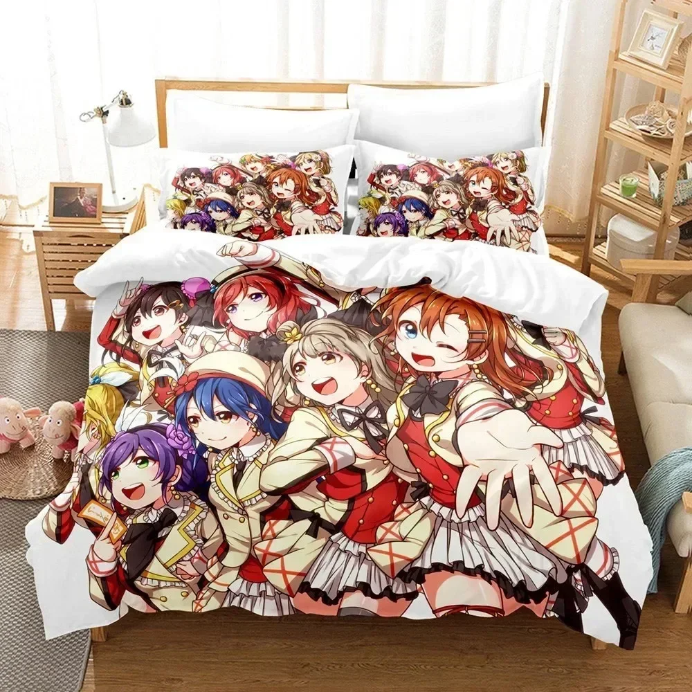 Новый комплект постельного белья с 3d принтом love live - Фотография_6