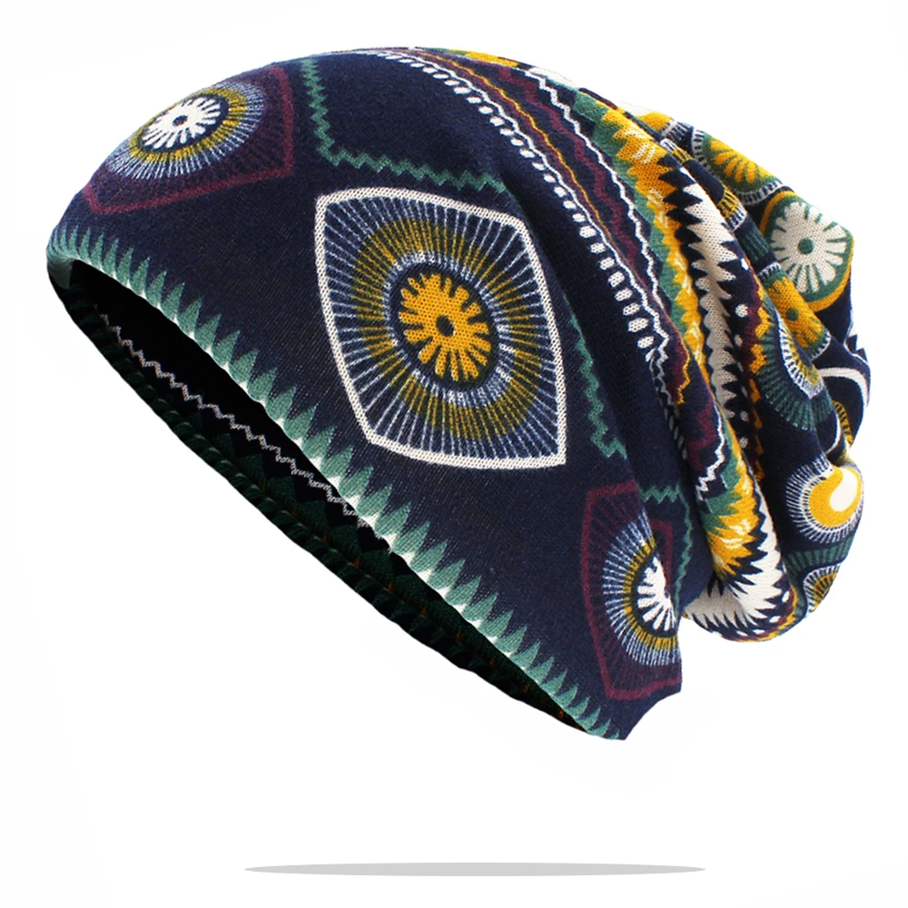 Осенне-весенние мужские и женские шапочки двойного назначения skullies - Фотография_5