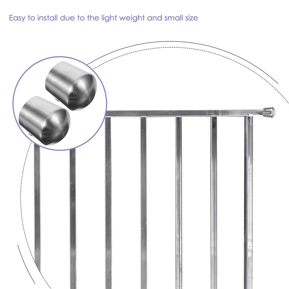 Торцевые заглушки для перил из нержавеющей стали для деревянных рельсов