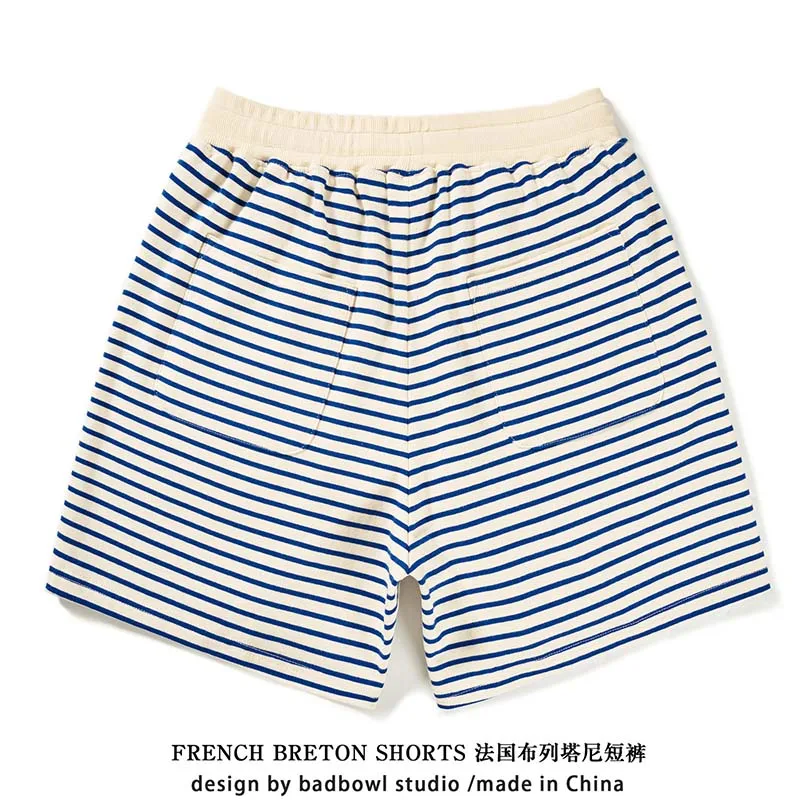 Мужские укороченные брюки свободного покроя из 100% хлопка в стиле ретро - Фотография_3