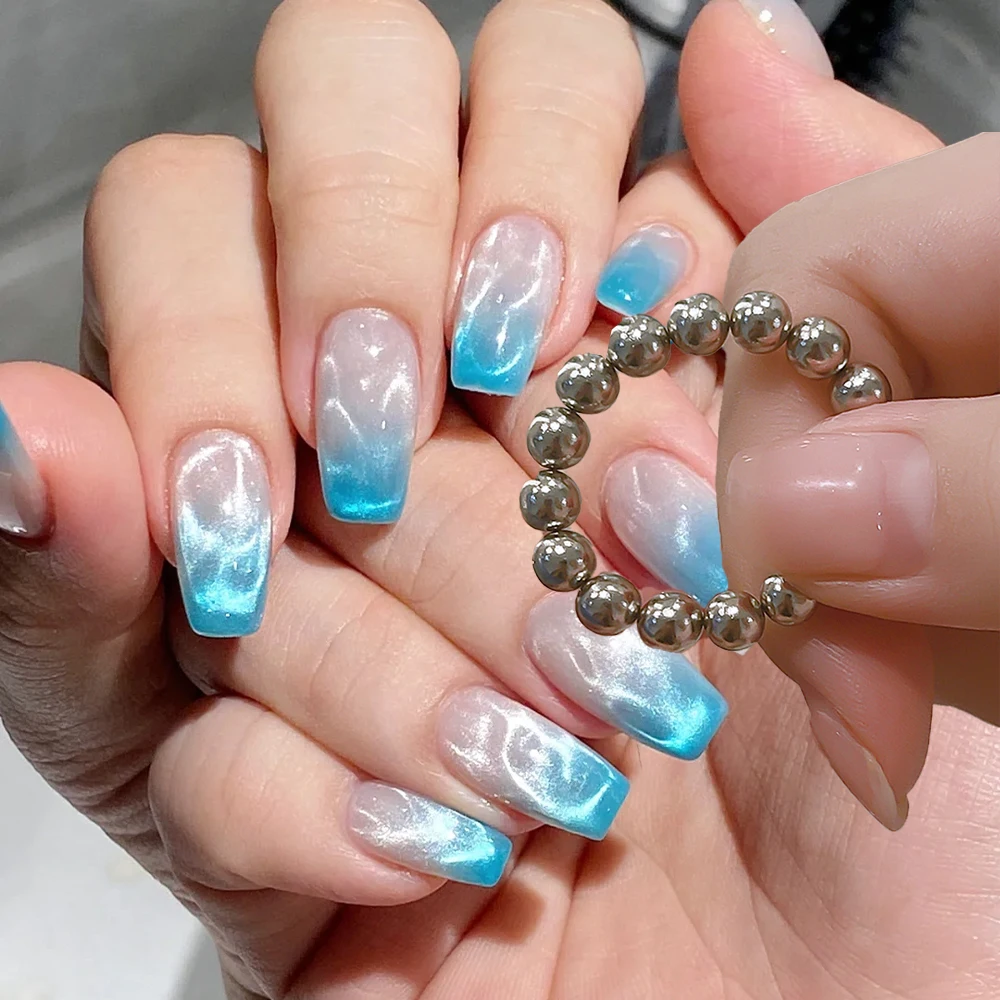 Новые круглые магнитные бусины для дизайна ногтей - Фотография_4