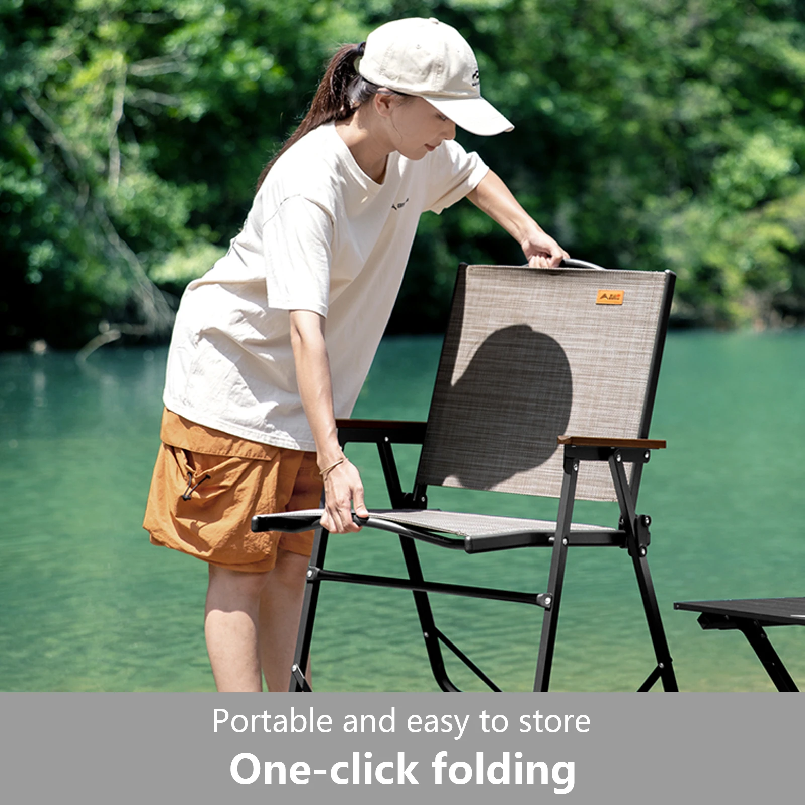 Портативный складной стул bisinna - Фотография_3