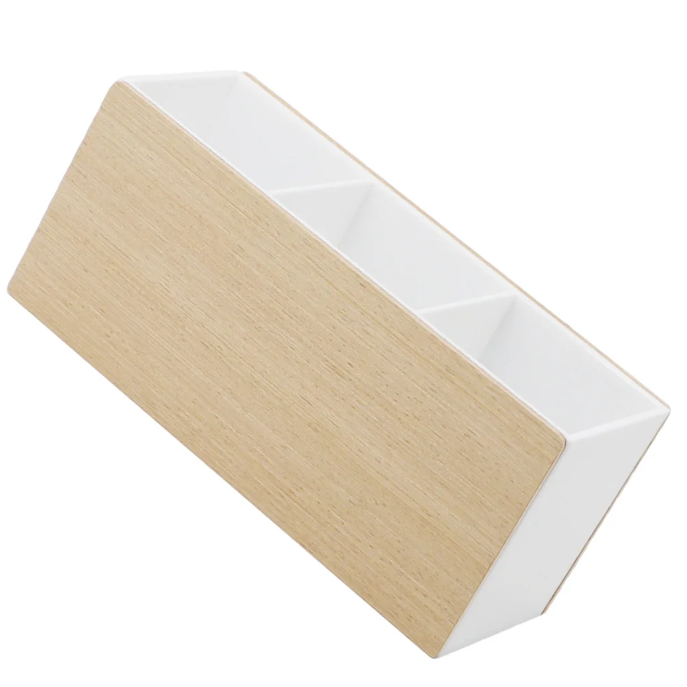 Деревянный настольный органайзер для хранения