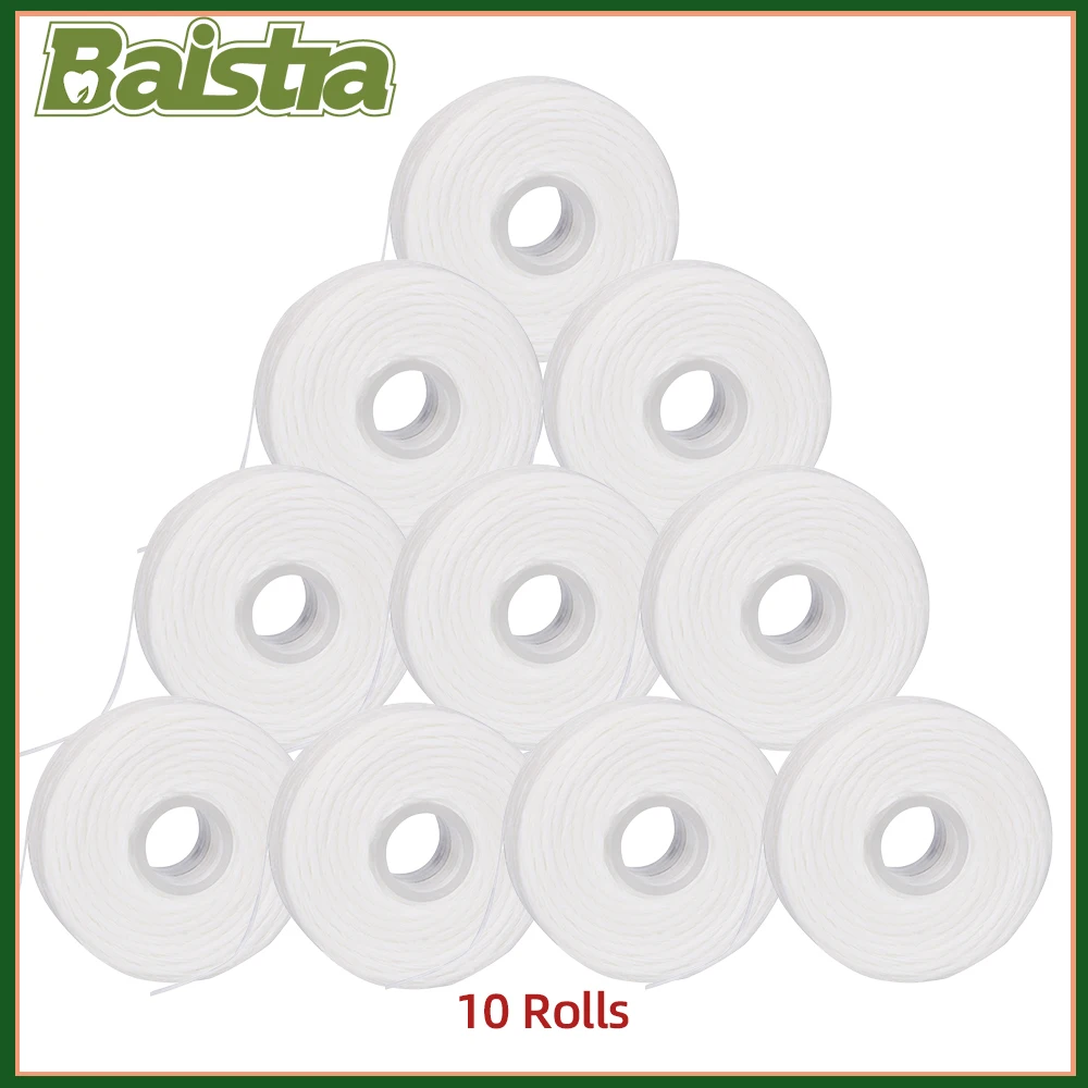 Baistra 10 рулонов зубной нити