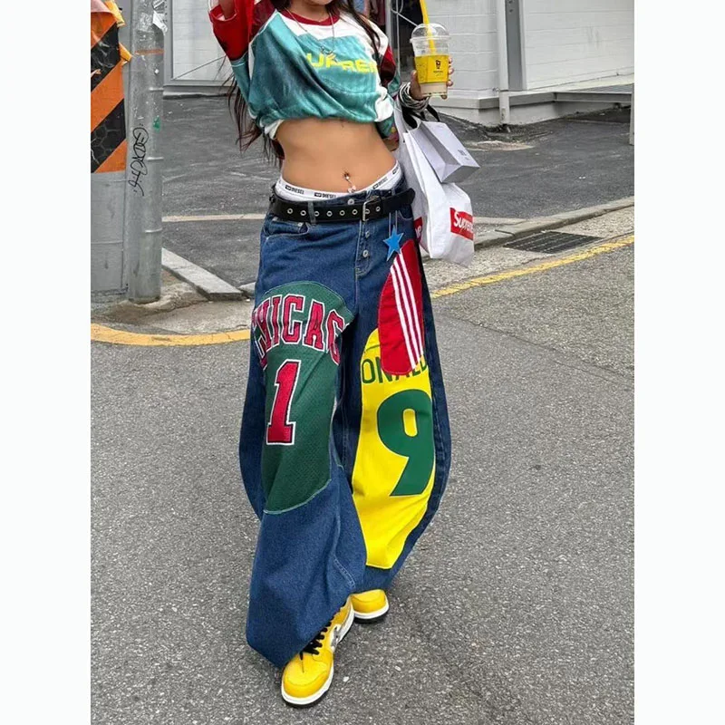 Джинсы с принтом american high - Фотография_6