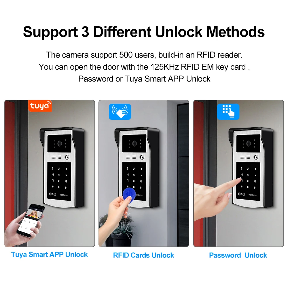 Tuya smart wi-fi видеодомофонная - Фотография_4