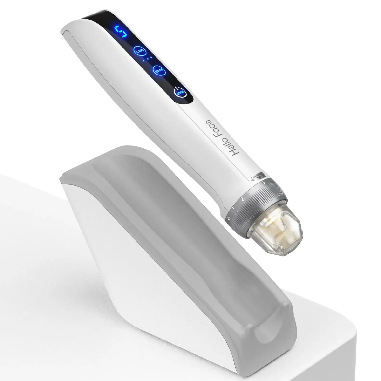 Доктор ручка hello face q2 authentic ems derma pen с 2-мя иглами