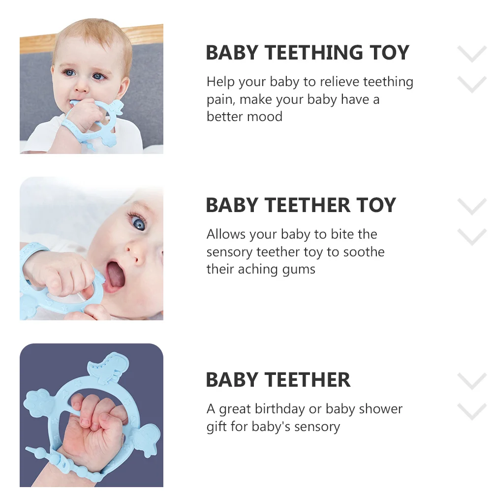 Мультяшный силиконовый прорезыватель для младенцев