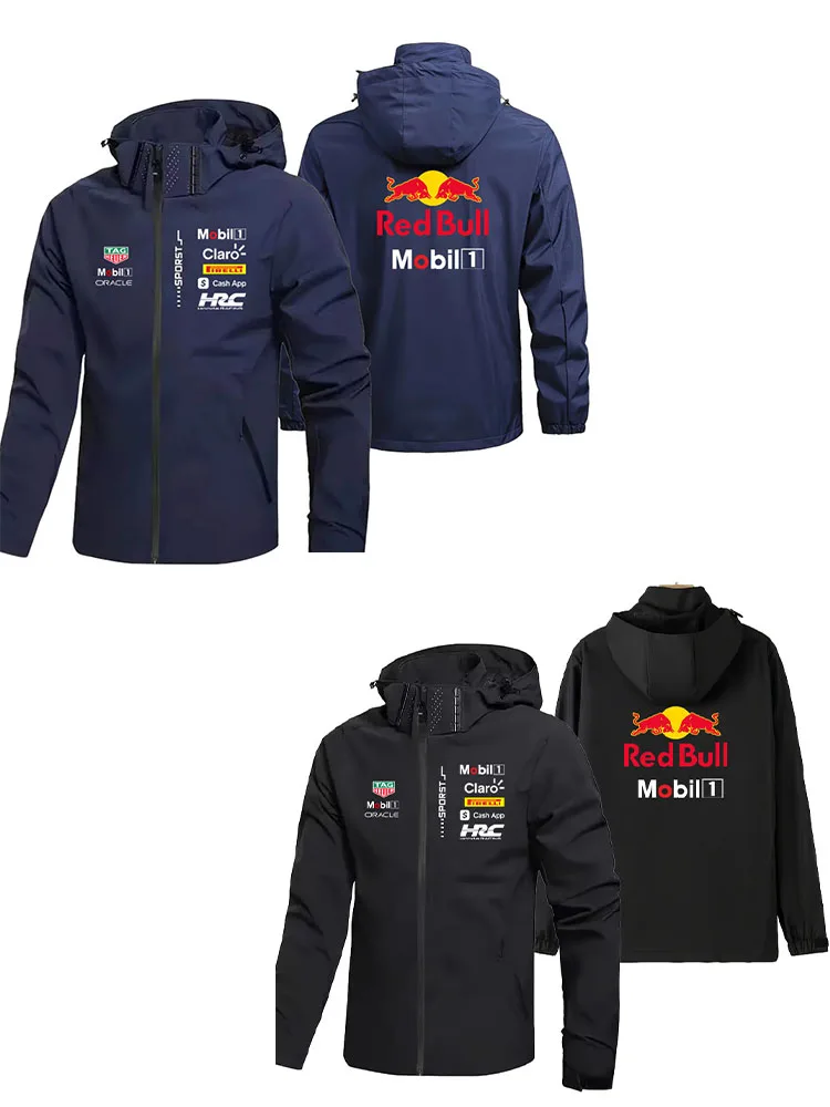 Мужская гоночная куртка с логотипом red bull - Фотография_4