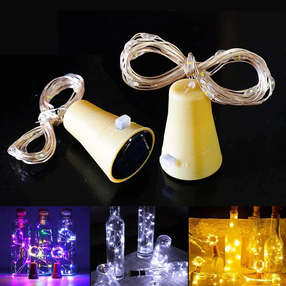 М 30 светодиодов гирлянда на солнечных