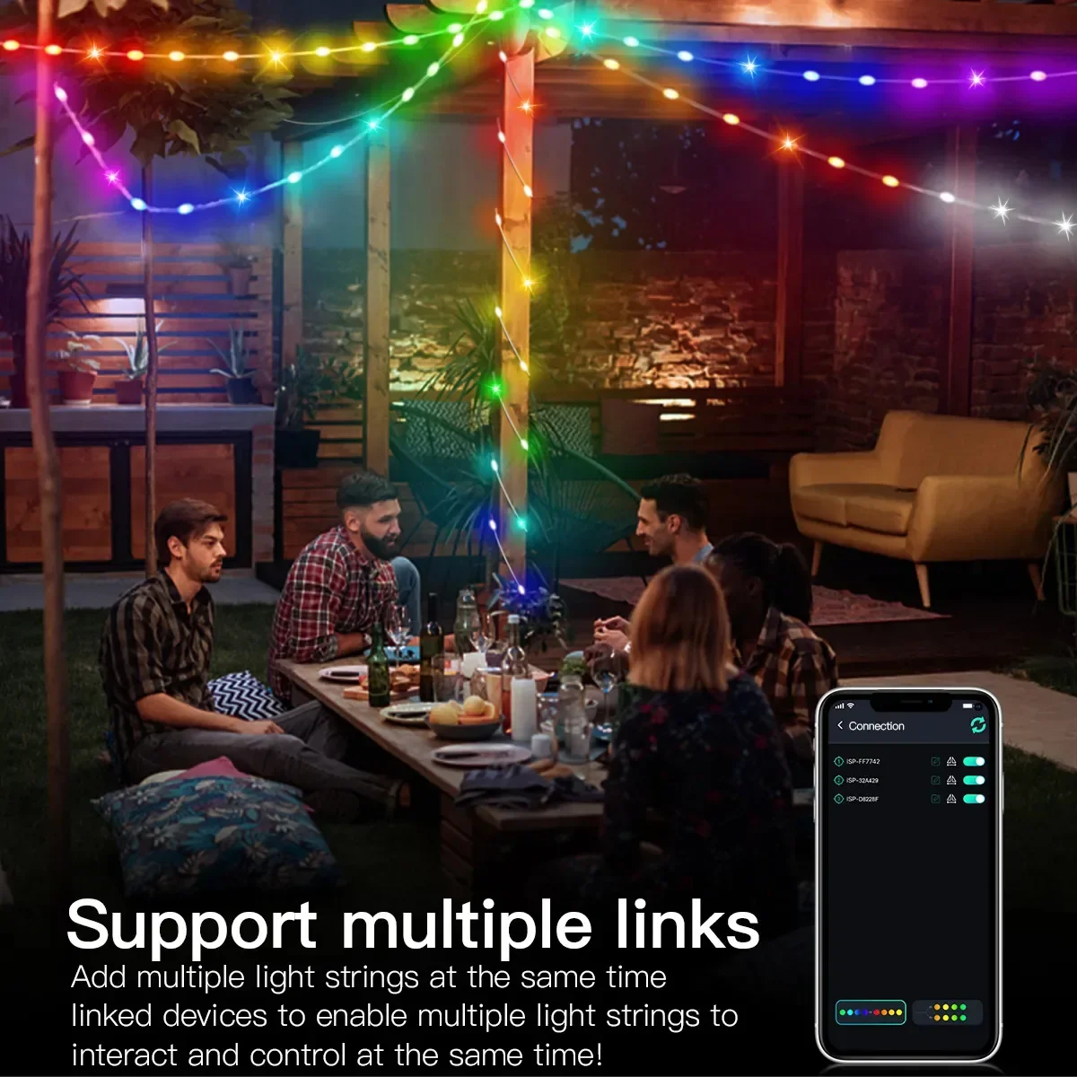 М rgbic usb sting light bluetooth - Фотография_3