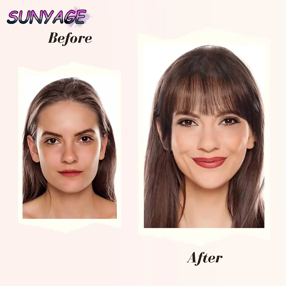 Sunyage натуральные прямые синтетические - Фотография_3