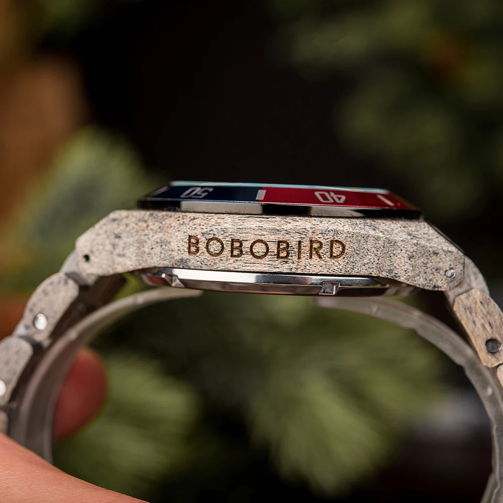 Механические часы bobo bird деревянные - Фотография_5