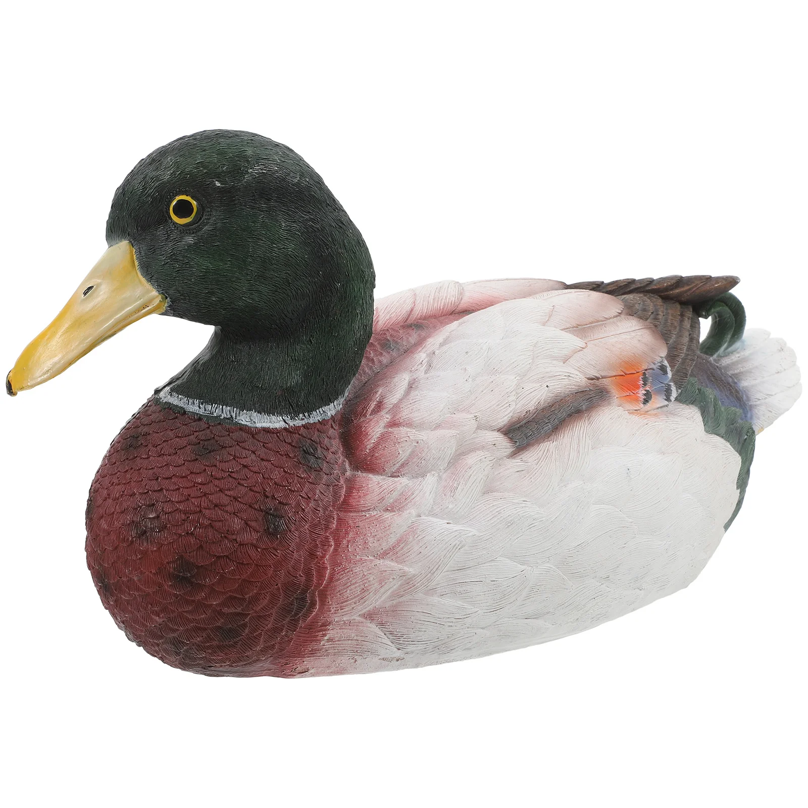 Реалистичная плавающая статуя утки из смолы - Фотография_4
