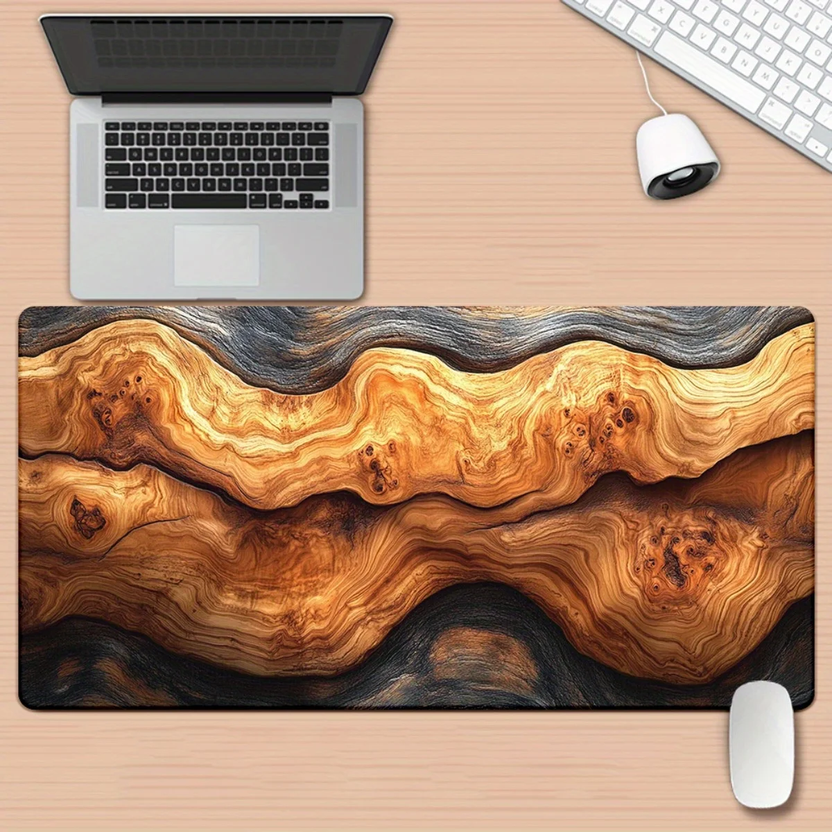 Коричневый коврик для мыши с рисунком - Фотография_3