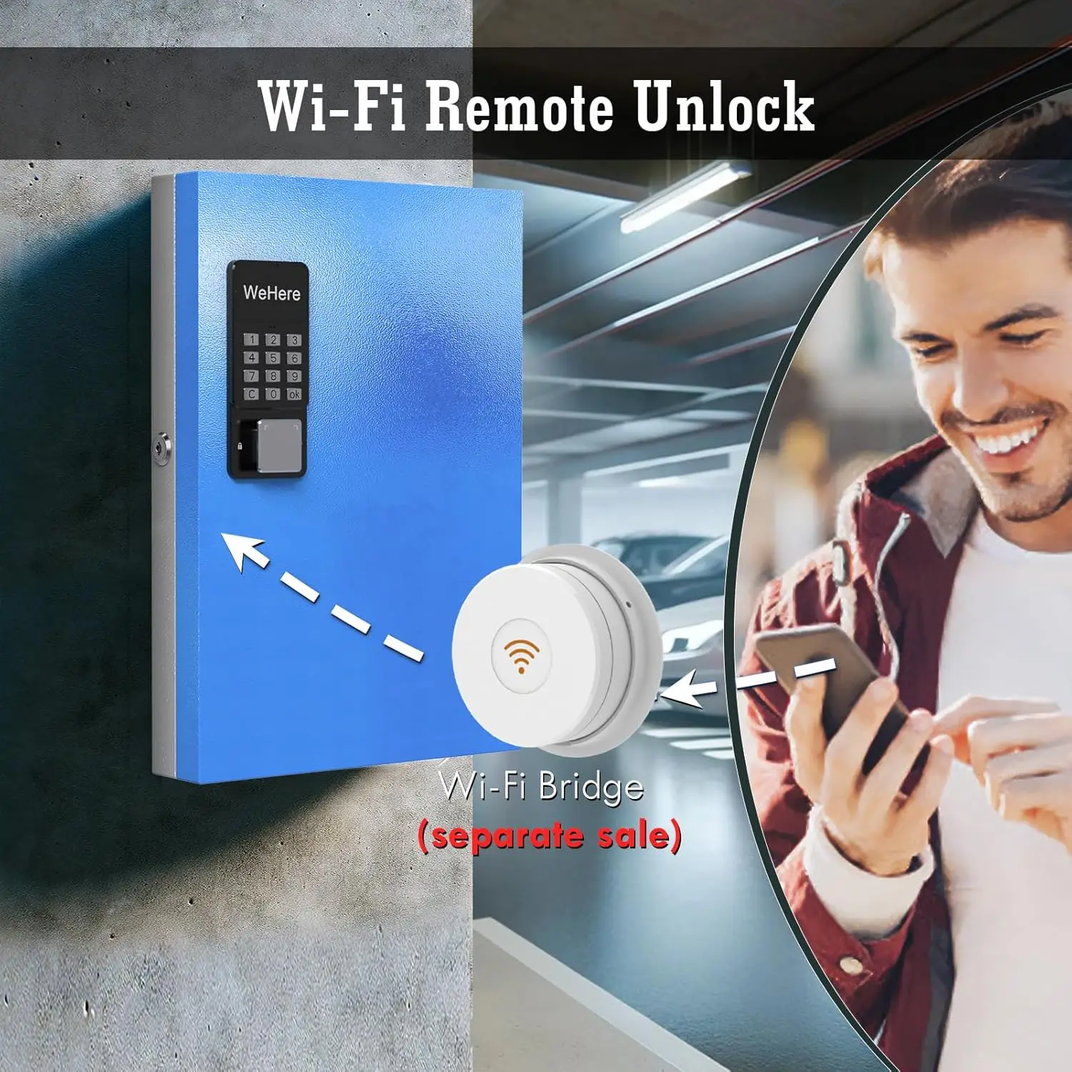 Коробка с замком для 32 ключей wehere - Фотография_4