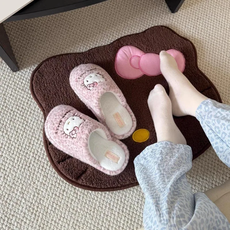 Теплые хлопковые тапочки hello kitty в стиле аниме kawaii sanrio