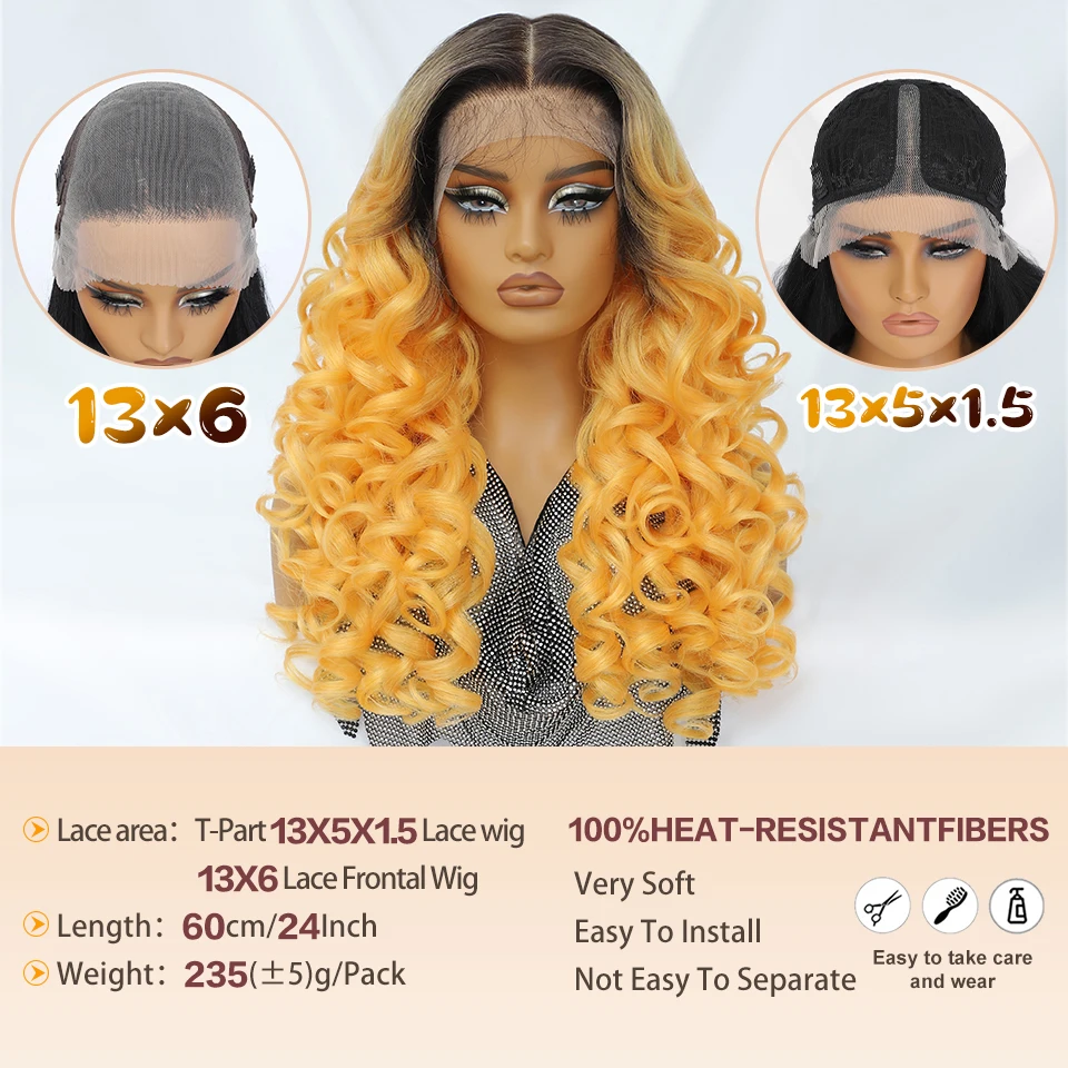 Latisha 13x6 синтетические парики спереди - Фотография_2