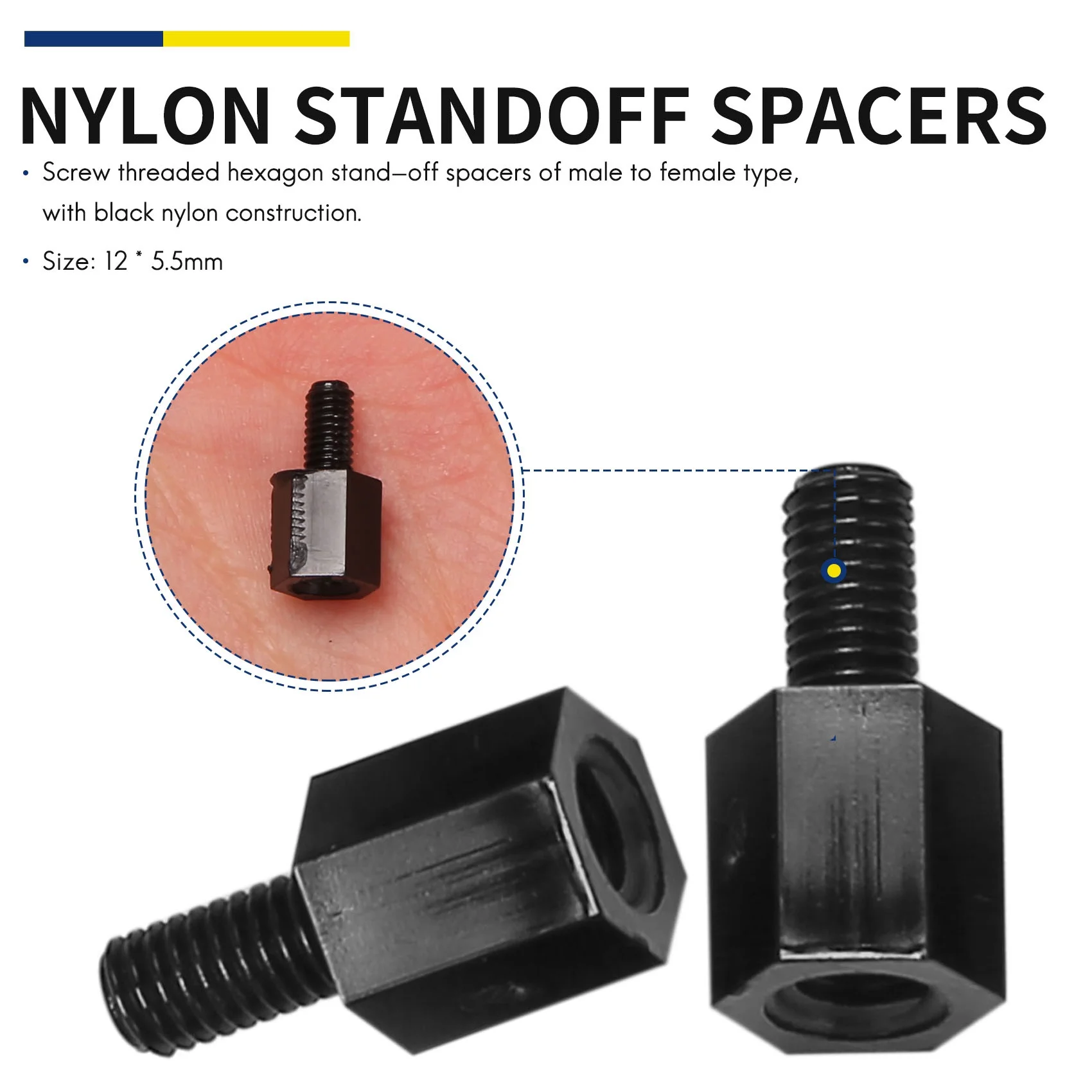 Abfa 100x нейлоновая шестигранная - Фотография_6