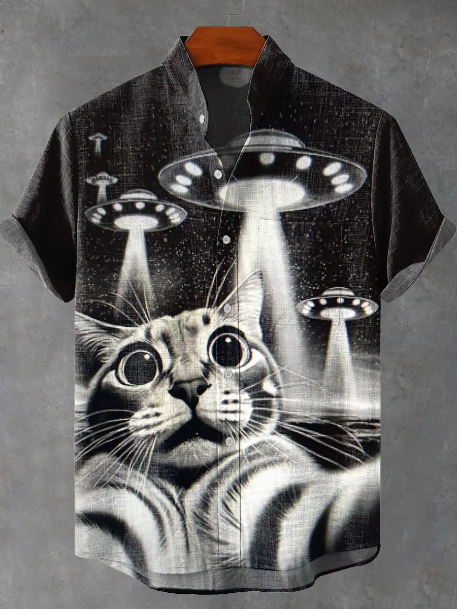 Вечерняя рубашка с коротким рукавом 2025 года - Фотография_6