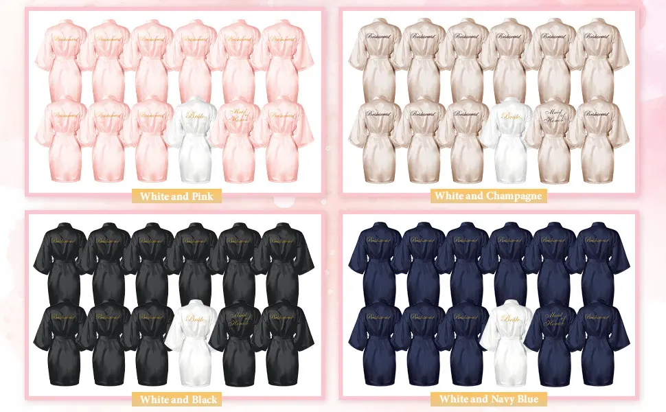 Халаты подружки невесты кимоно - Фотография_3