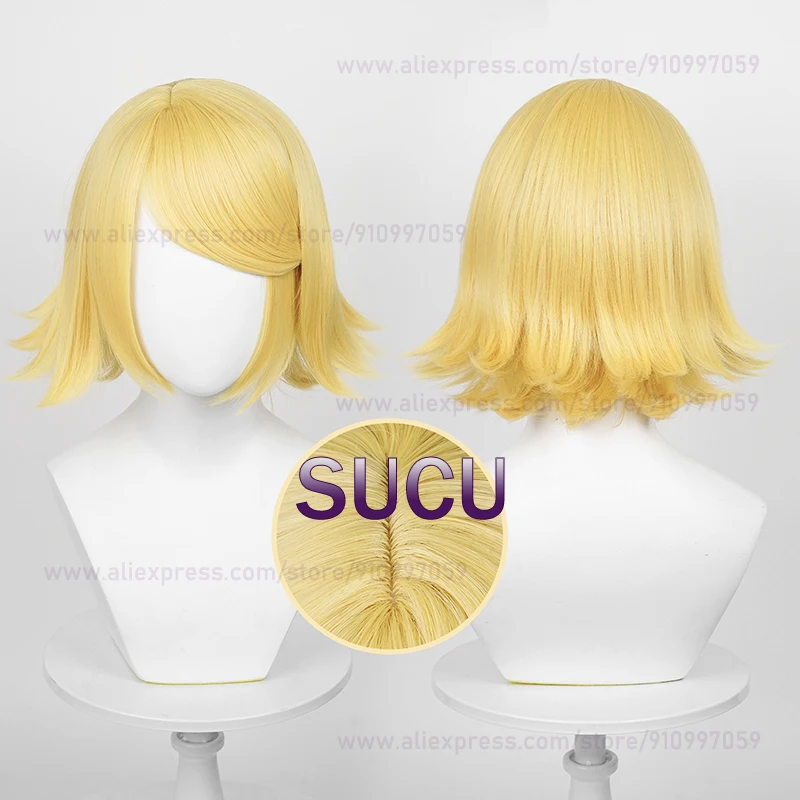 Парик для косплея рин лен - Фотография_4