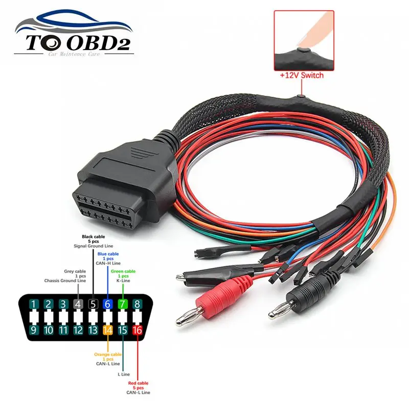 Новейший кабель mpps v21 v18 obd2 tricore для mpps v18