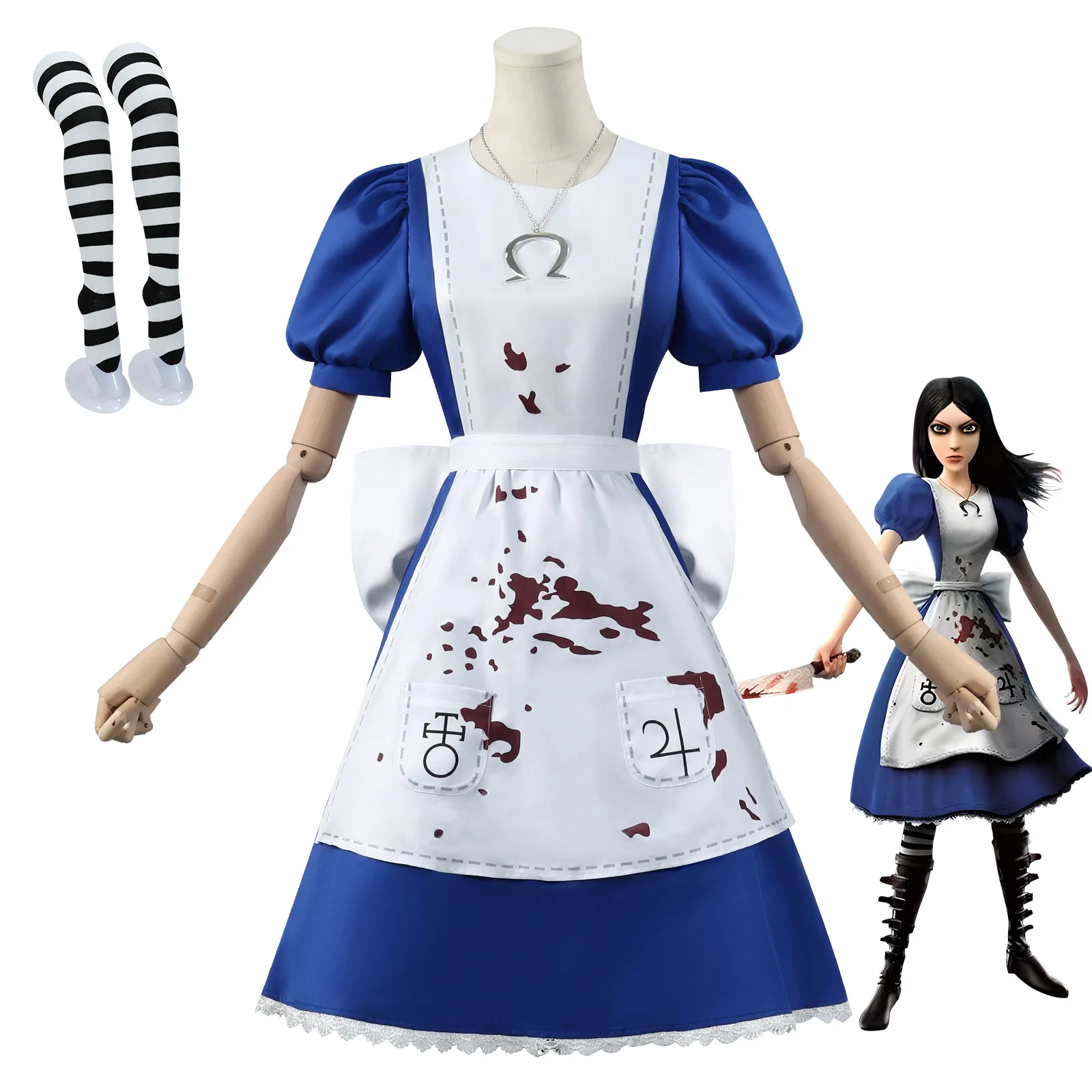 Alice madness back костюмы персонаж - Фотография_4