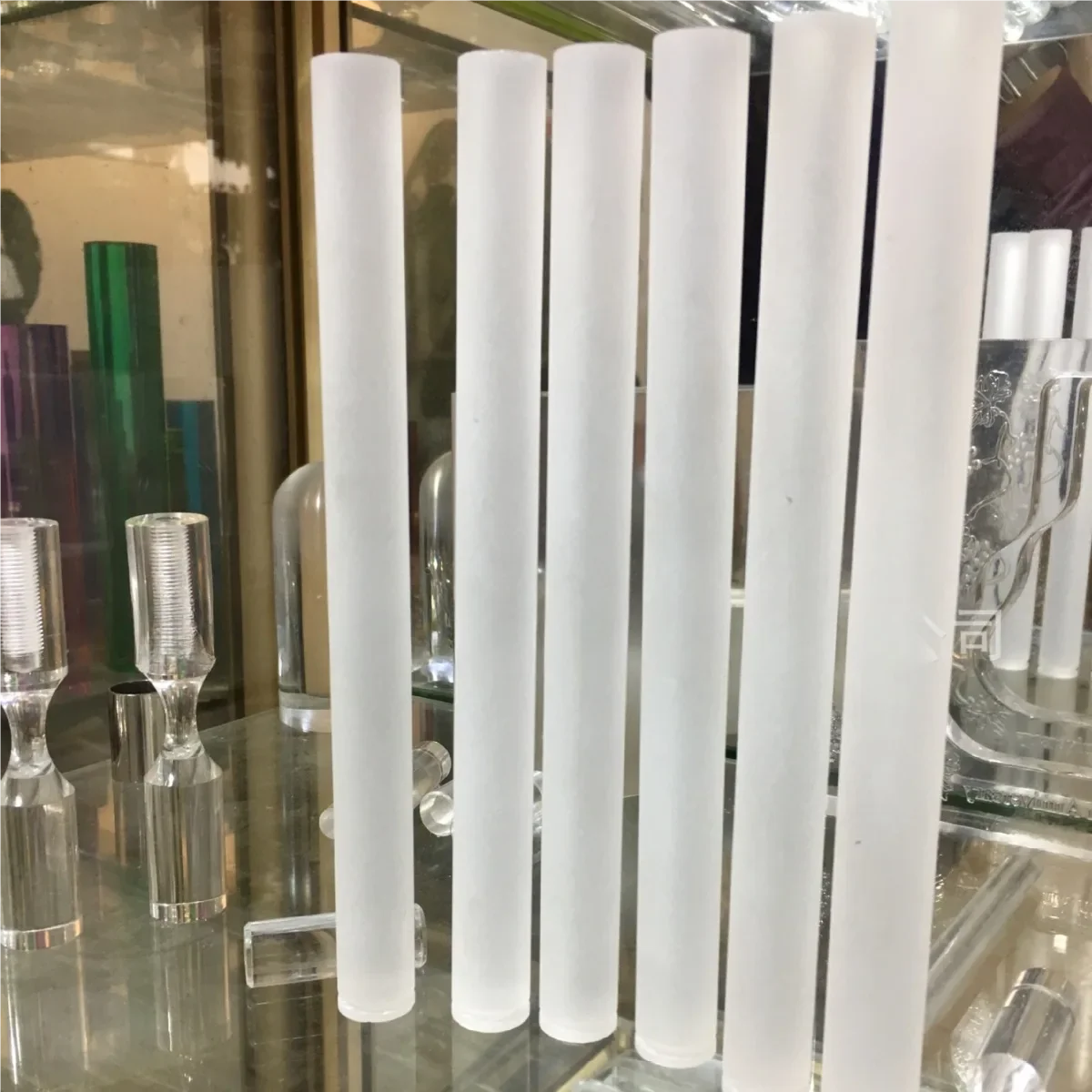 Naxilai акриловый однотонный матовый стержень длиной 19