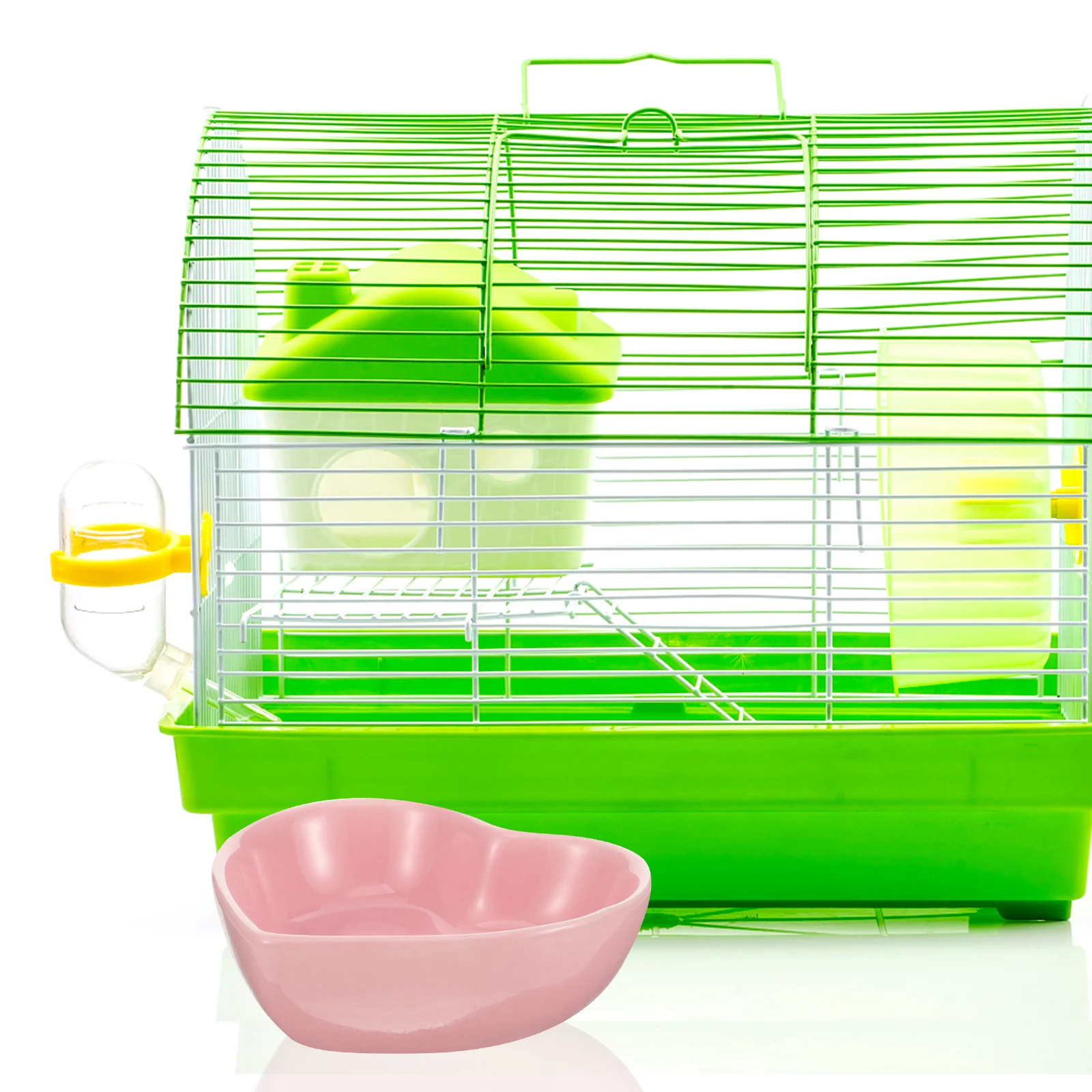 Керамическая миска в форме сердца для хомяка - Фотография_4