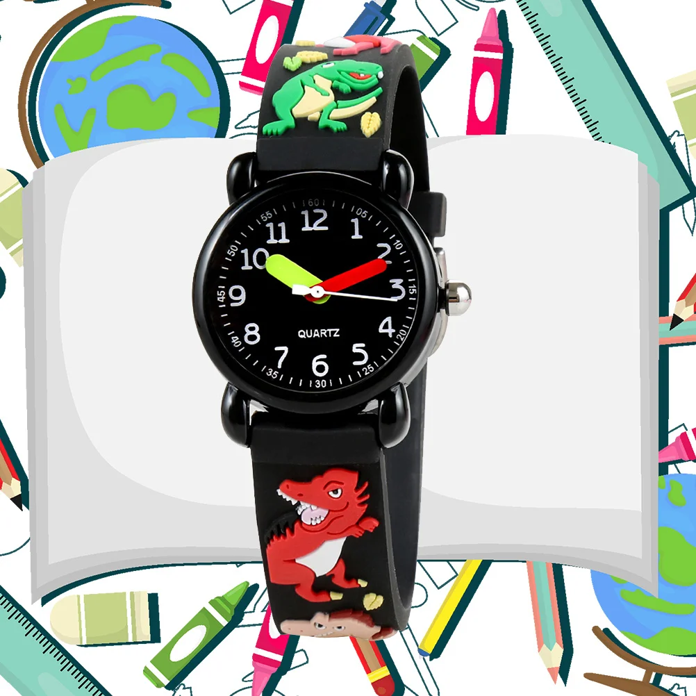Детские часы с 3d мультяшным динозавром - Фотография_6