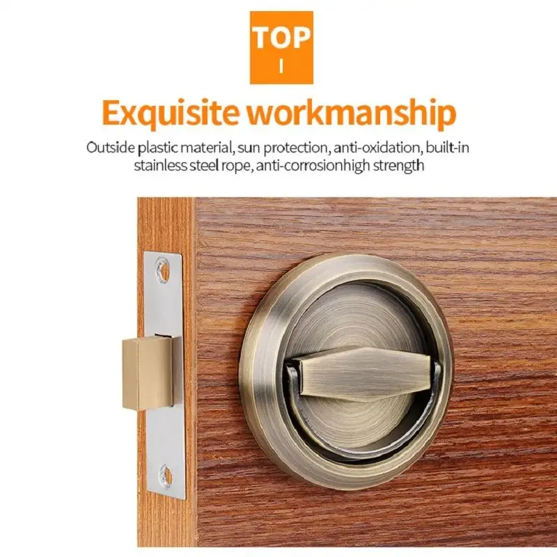 Скрытый дверной замок из нержавеющей стали - Фотография_5