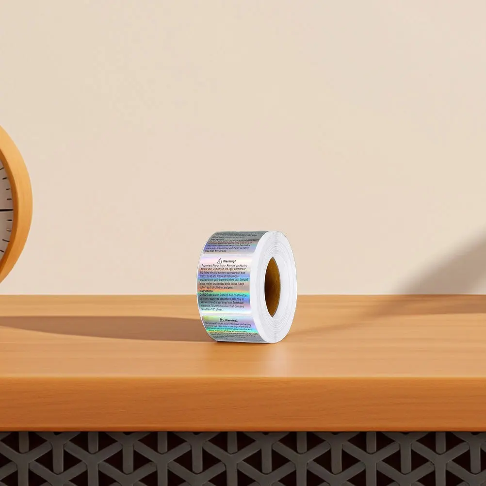 Квадратные предупреждающие этикетки для расплава воска - Фотография_4