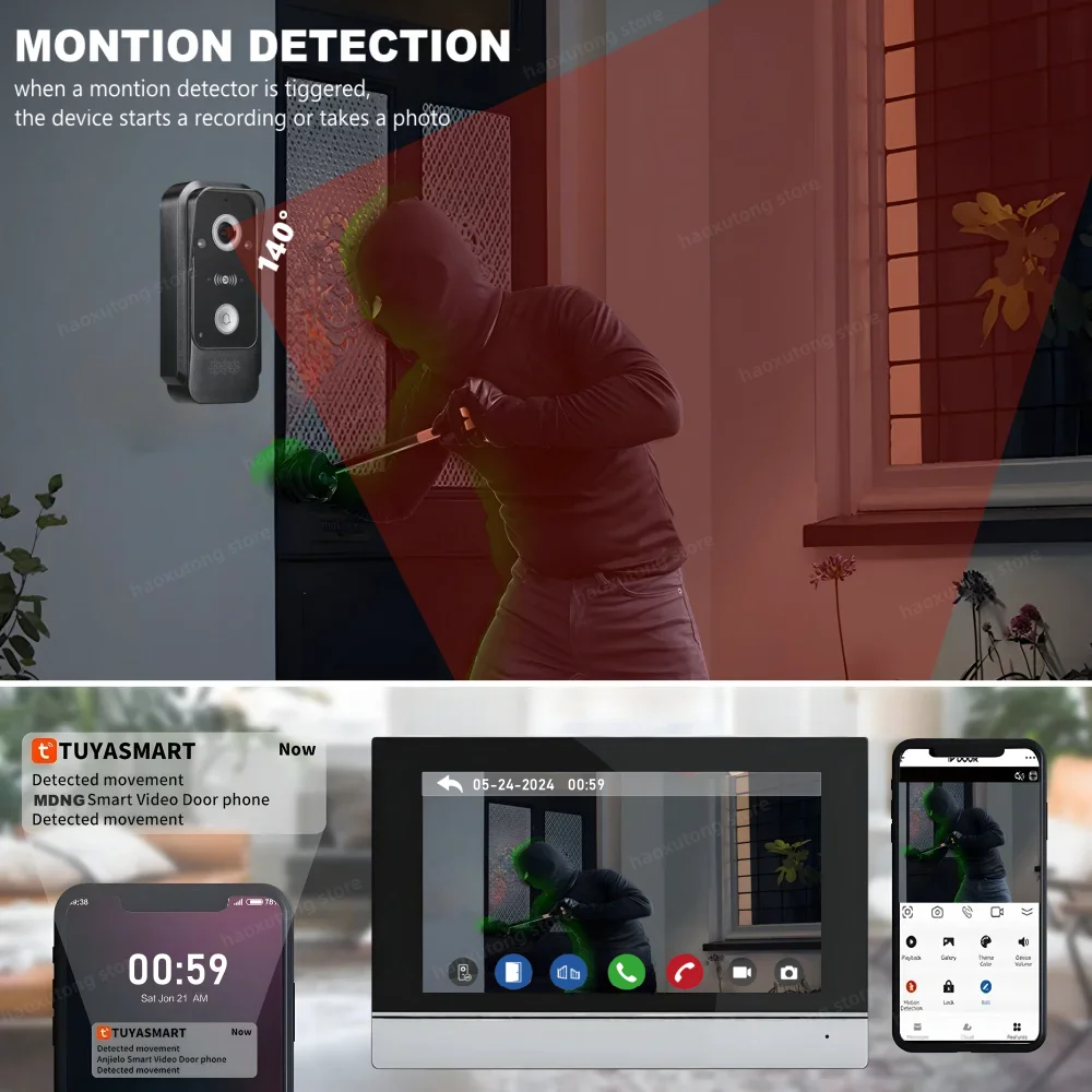 Комплекты ip-видеодомофона tuya - Фотография_3