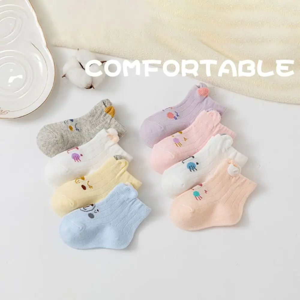 8 пар детских хлопковых носков с медвежьими ушками - Фотография_2