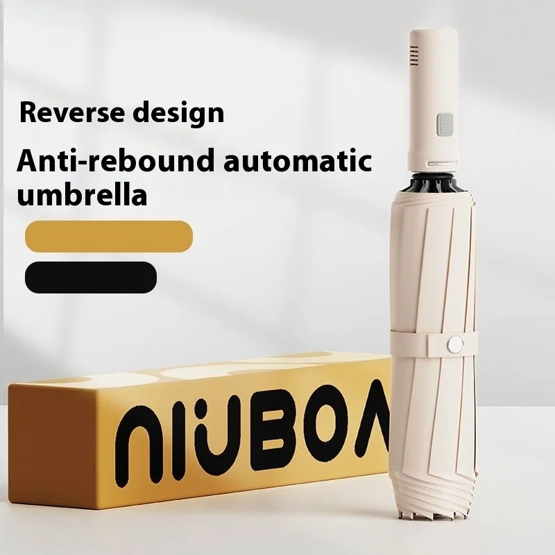 Автоматический обратный складной зонт - Фотография_2