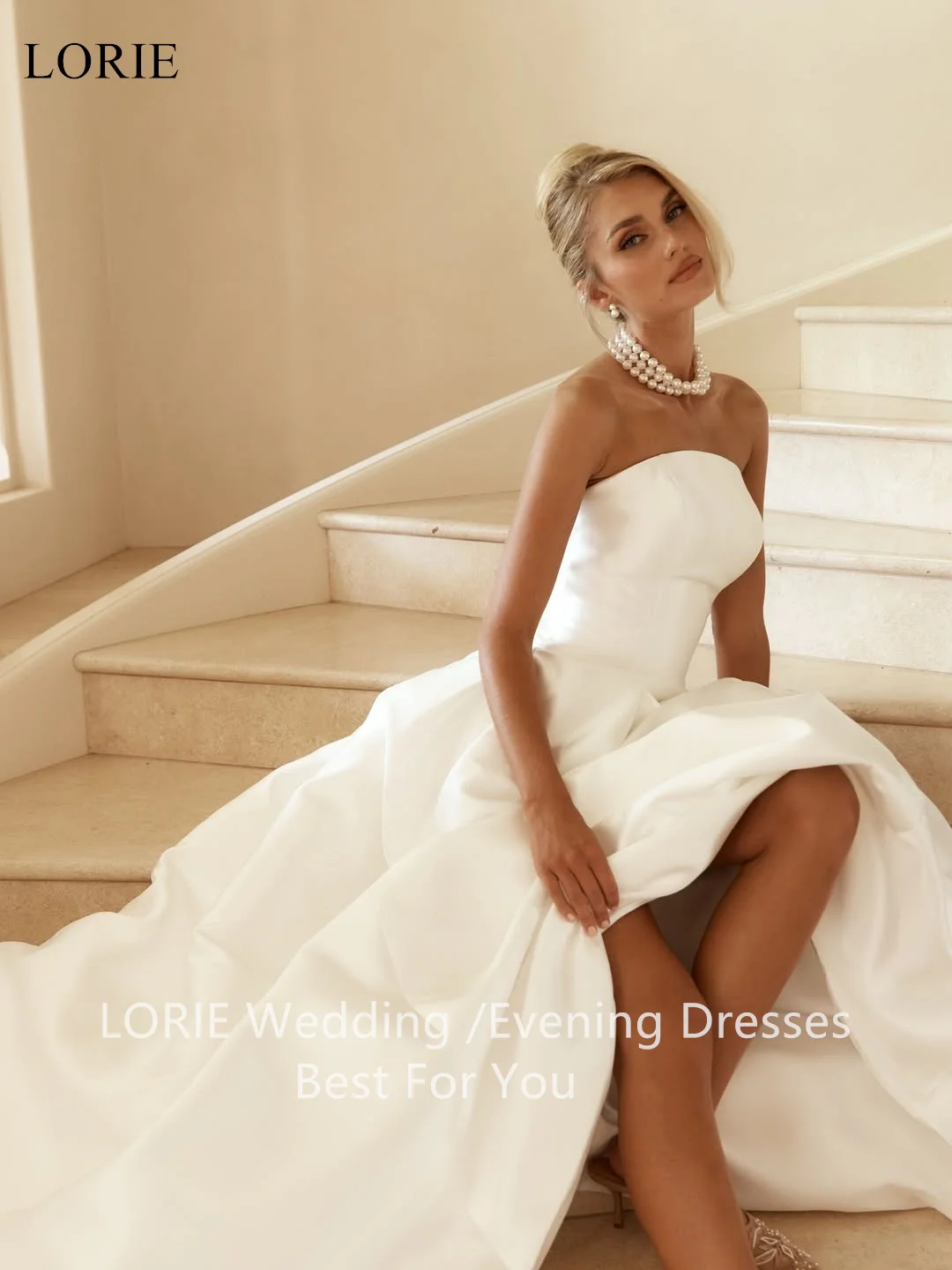 Lorie элегантные атласные свадебные - Фотография_2