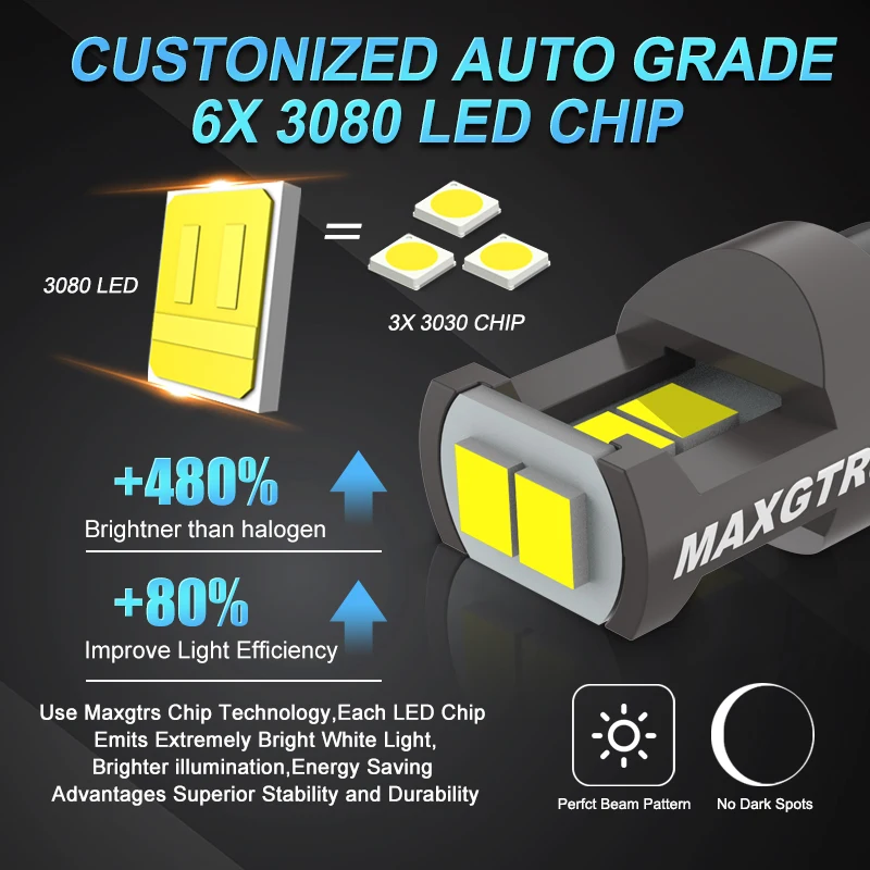 2x w5w 3080 smd автомобильный t10 led 194 168 - Фотография_2