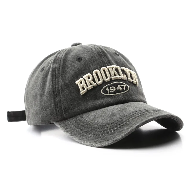 Бейсболки с вышивкой в стиле ретро brooklyn - Фотография_4