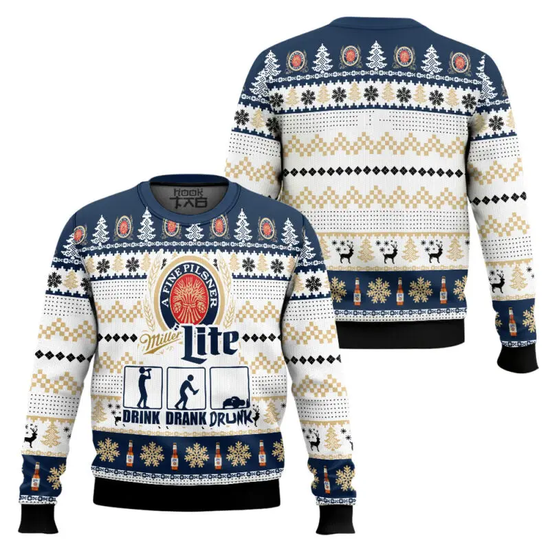 Miller lite уродливый рождественский свитер - Фотография_6