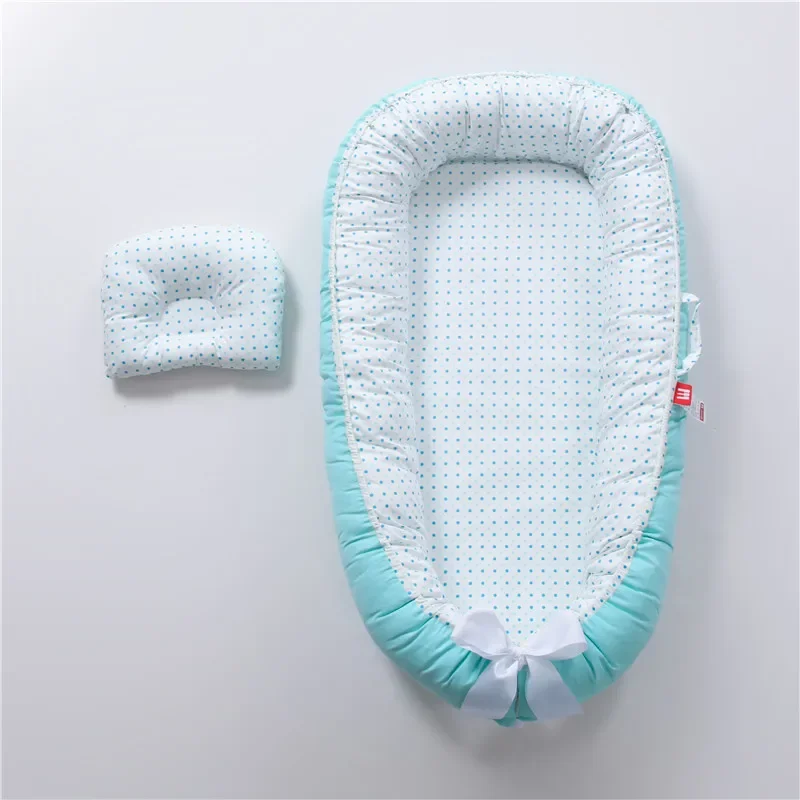 50*85 см новая детская кроватка в горошек - Фотография_5