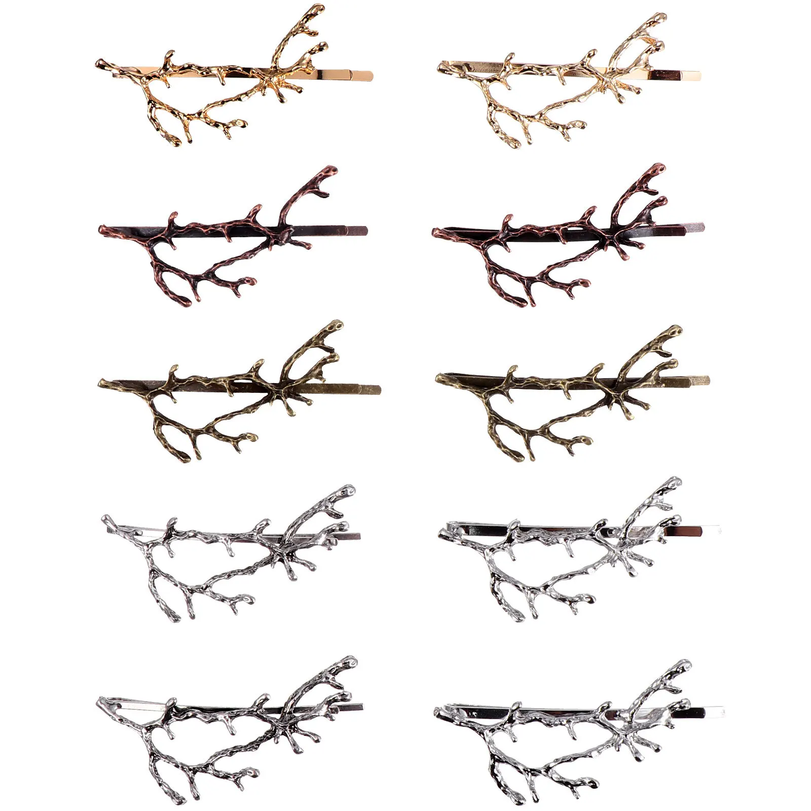 Заколки для волос с веткой рога - Фотография_4