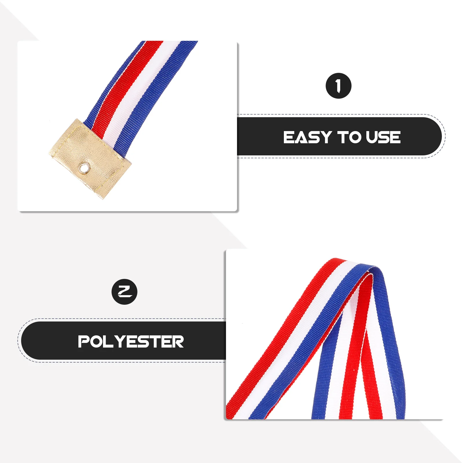 Подвесные ленты для медалей на шею для спортивных соревнований - Фотография_4