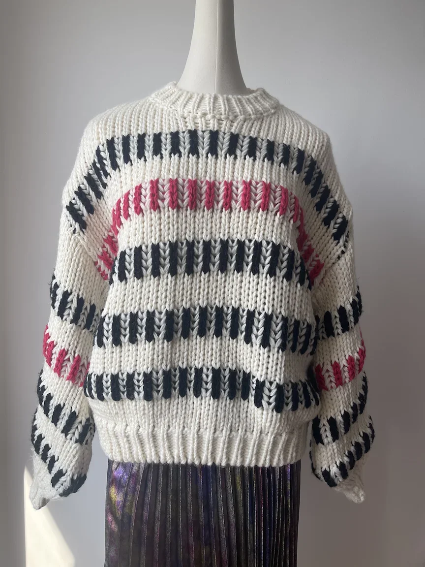 Женский разноцветный полосатый - Фотография_5