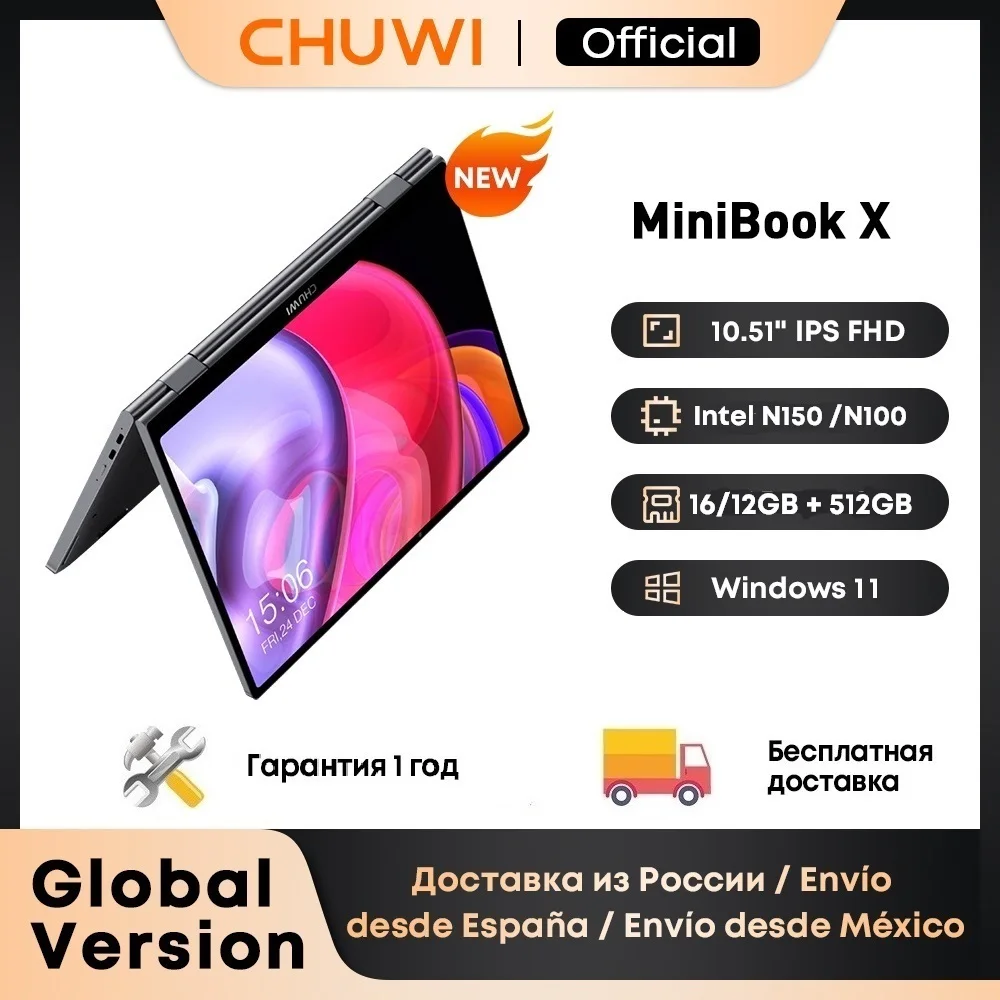Ноутбук chuwi minibook x