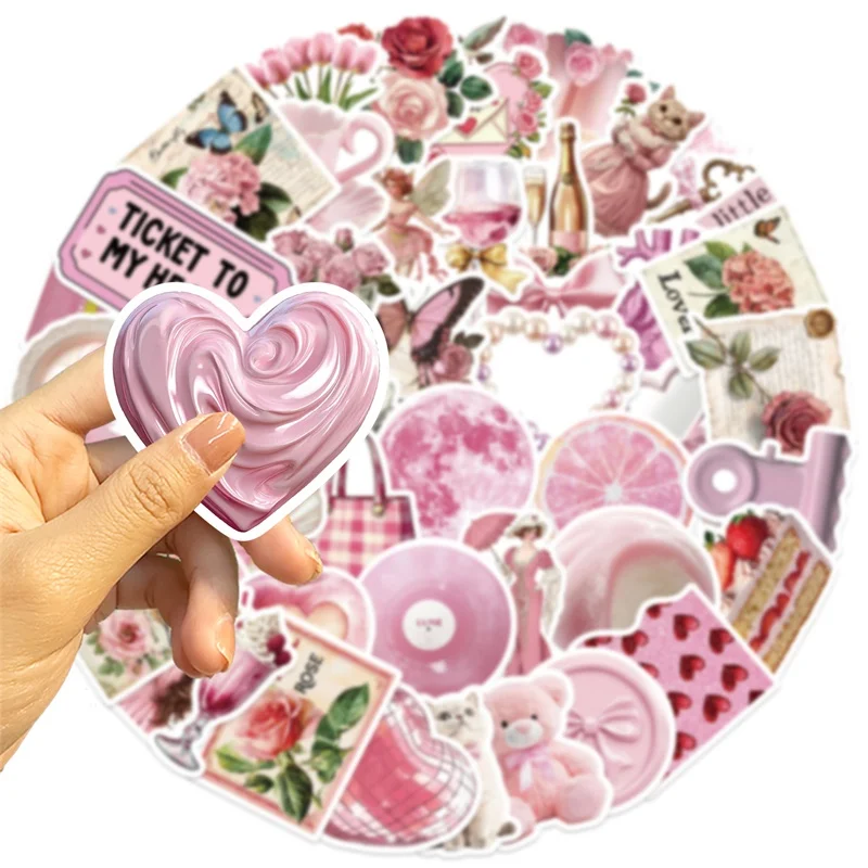 Kawaii розовый ангел пвх липкая - Фотография_6