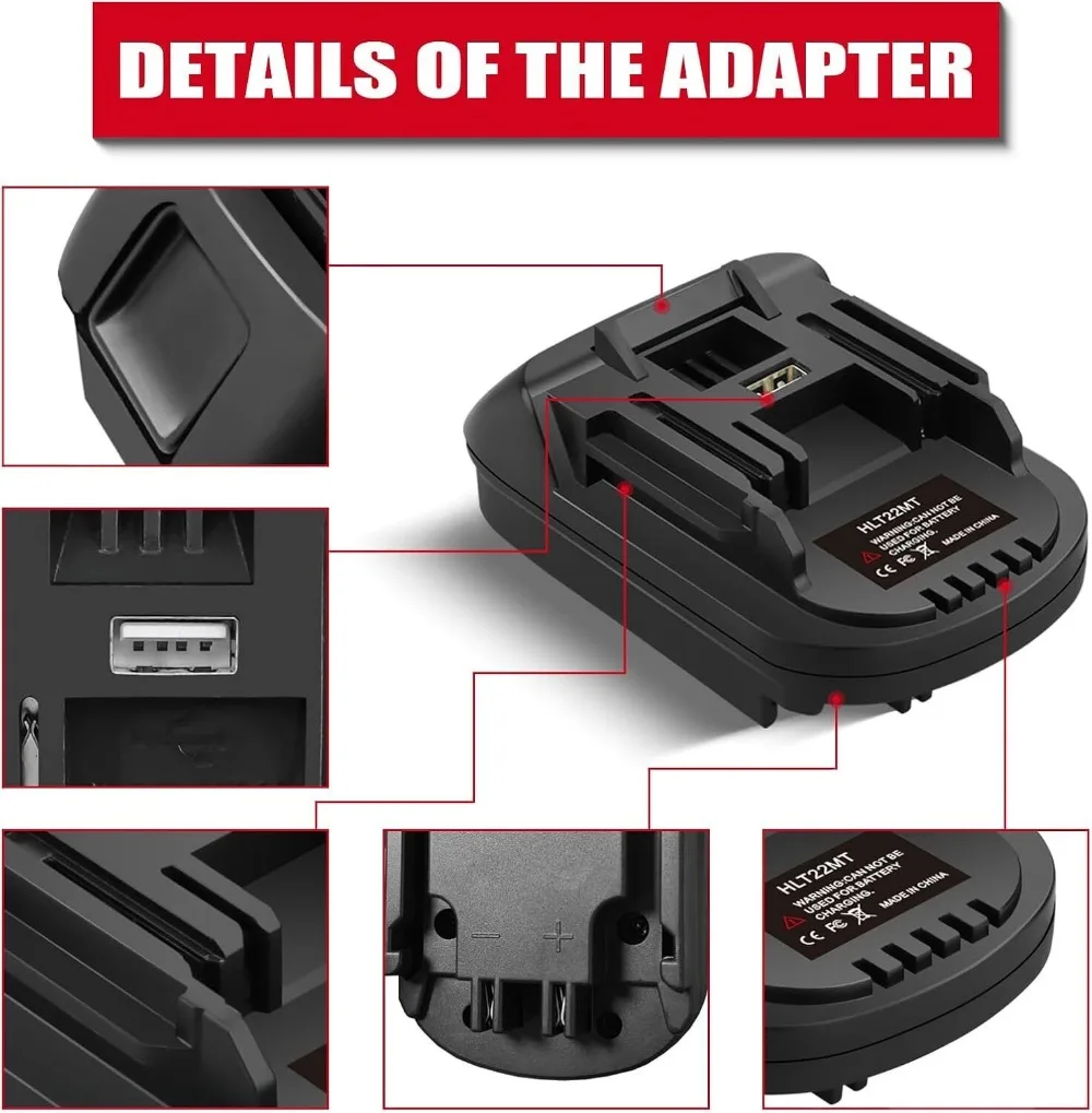 Адаптер аккумулятора для hilti на инструменты makita 18 в - Фотография_5