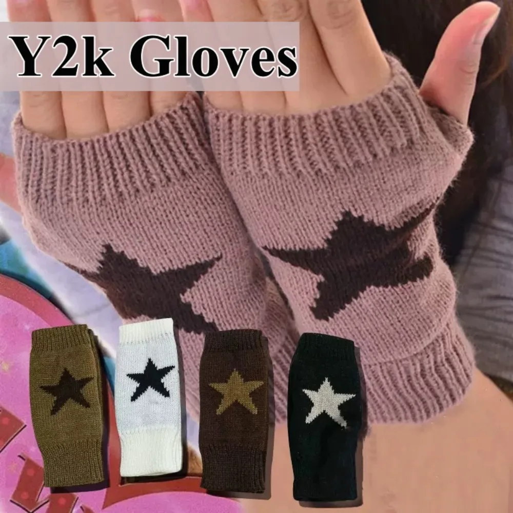 Y2k, вязаные перчатки